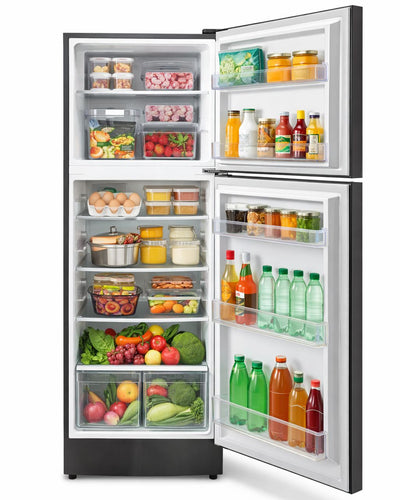 ++A - ثلاجة كراون - 448 لتر - لون اسود موديل CRO.RTNS54FNB