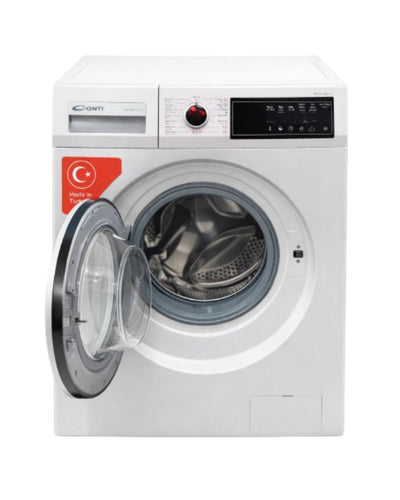غسالة ملابس كونتي - 8 كيلو - 15 برنامج - لون سلفر +++A موديل : WMS81232