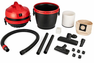 مكنسة كراون برميل  - 2850واط - لون احمر