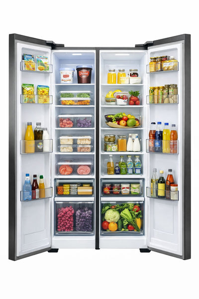 ثلاجة سامسونج - 647 لتر - لون سلفر - +A  - موديل RS70F65Q1F