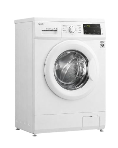 غسالة ملابس ال جي - 7 كيلو - 10 برامج - لون ابيض +++A موديل : FH2J3QNP0