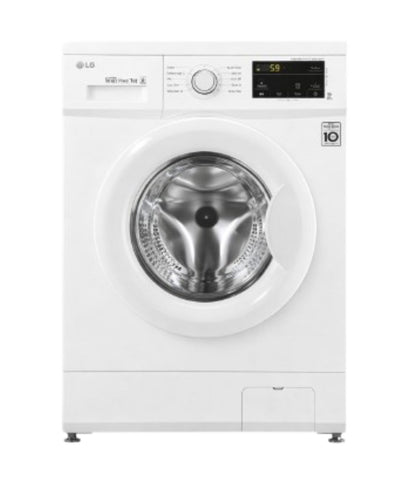 غسالة ملابس ال جي - 7 كيلو - 10 برامج - لون ابيض +++A موديل : FH2J3QNP0
