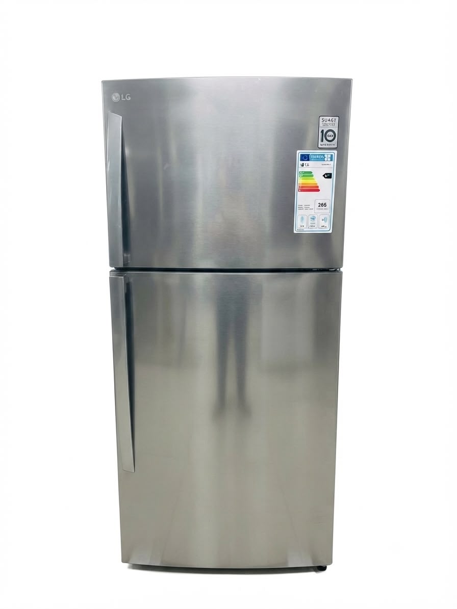 ثلاجة ال جي -438 لتر -لون سلفر -A++-موديل LG GLM-592LI